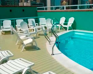 Pileta climatizada del Apart