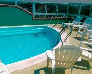 Pileta climatizada del Apart