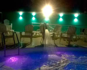 Pileta climatizada del Apart